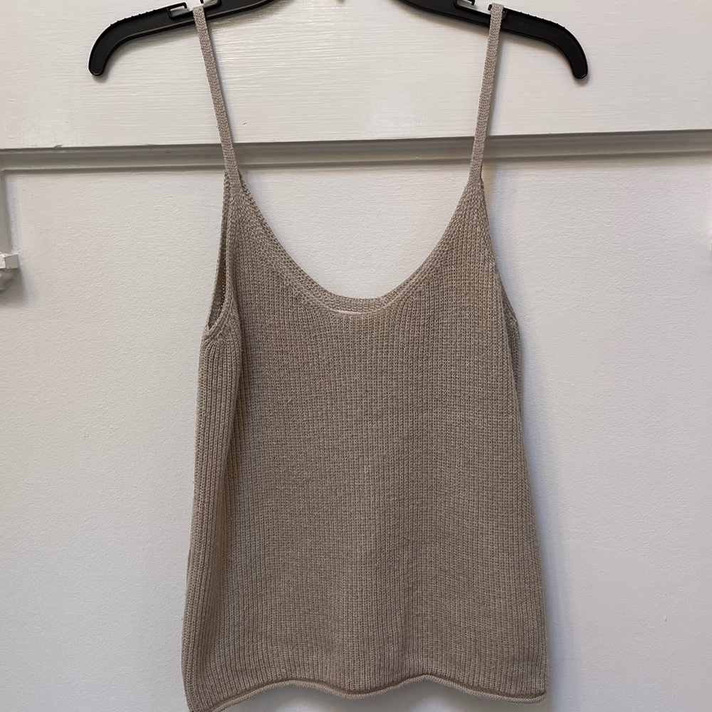 Pink Rose Knitted Tank